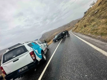 Siirt’te araç takla attı: Yaşlı adam ekiplerce kurtarıldı
