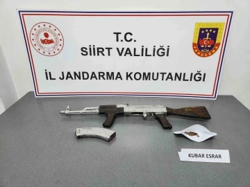 Siirt’te bir iş yerinde silah ve uyuşturucu ele geçirildi: 2 gözaltı
