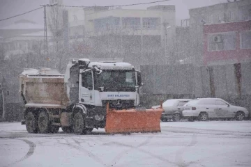 Siirt’te karla mücadele mesaisi başladı
