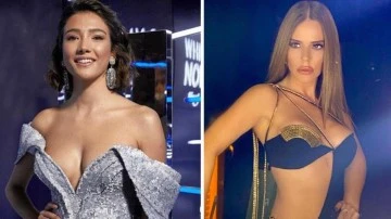 Simge Sağın ve Aybüke Pusat pozlarıyla şaşkına çevirdi