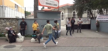 Sınava yetişemeyen adaylar zamana karşı yarıştı
