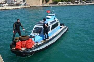 Sinop’ta Çevre Haftası’nda sualtı temizliği
