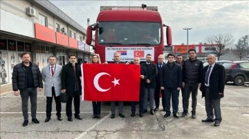 Sırbistan ve Bosna Hersek'ten depremzedeler için yardım tırları gönderildi