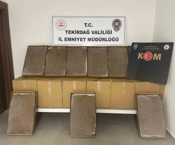 Süleymanpaşa’da 200 bin adet doldurulmuş makaron ele geçirildi
