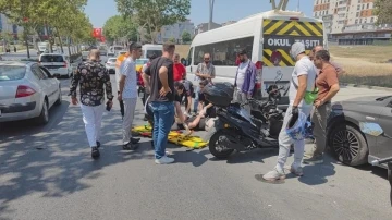 Sultangazi’de motosiklet sürücüsü feci kazada ağır şekilde yaralandı
