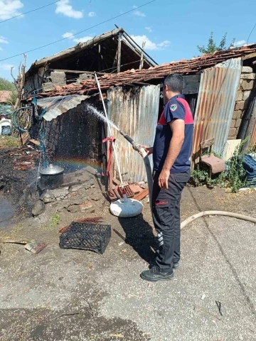 Sungurlu’da tandır yangını
