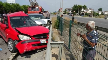 Sürücünün bir anlık dikkatsizliği faciaya davetiye çıkarıyordu
