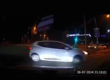 Sürücünün dikkati kazayı önledi
