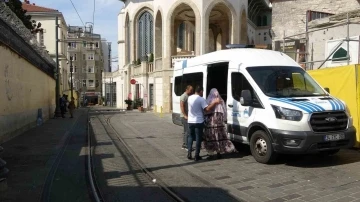 Taksim’de dilenci operasyonu
