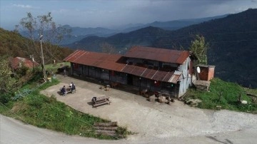 Tarihi handaki "taş ocak" yıllardır misafirleri için yanıyor