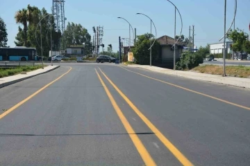 Tarsus’ta İsmet Akın Caddesi yenilendi
