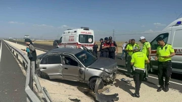 Tatile giden aile Aksaray’da kaza yaptı: 3 yaralı
