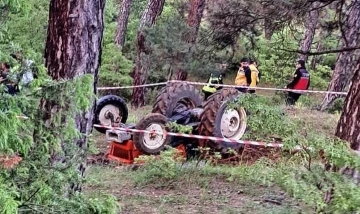 Tavşanlı’da devrilen traktörün sürücüsü hayatını kaybetti
