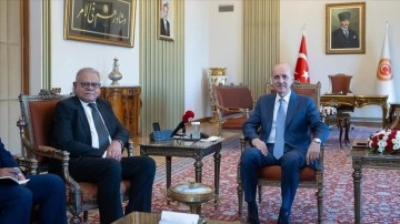 TBMM Başkanı Kurtulmuş, Pakistan'ın Ankara Büyükelçisi Cüneyd'i kabul etti