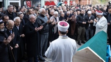 TBMM Genel Sekreteri Kumbuzoğlu'nun babası, Trabzon'da son yolculuğuna uğurlandı