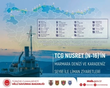 TCG Nusret müze gemisi 30 Nisan-20 Haziran arasında ziyarete açılacak
