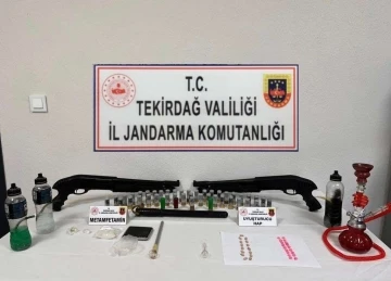 Tekirdağ’da bir eve uyuşturucu operasyonu
