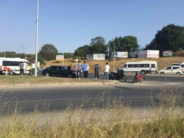 Tekirdağ’da feci kaza: Motosiklet ile otomobil kafa kafaya çarpıştı
