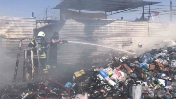 Tekirdağ’da geri dönüşüm tesisinde yangın
