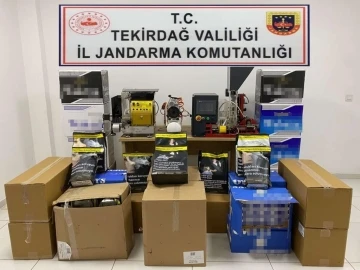 Tekirdağ’da tütün ve makaron operasyonu
