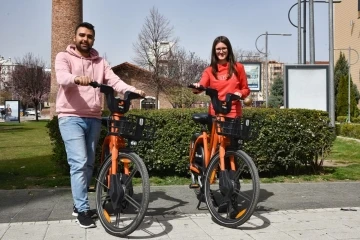 Tepebaşı Belediyesi’nden istasyondan bağımsız elektrikli bisiklet, ’Tripy’
