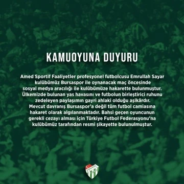 Terbiyesiz oyuncuya tepki yağıyor!