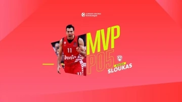 THY Euroleague play-off 5. maçların MVP’si Kostas Sloukas oldu