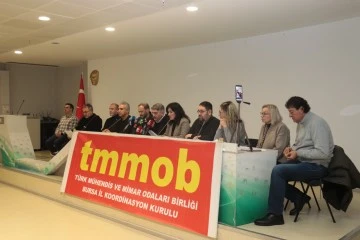 TMMOB Bursa'dan “Kaçak Yapıya Karşı Göreve Çağrı” açıklaması
