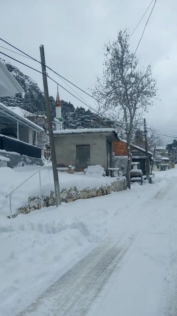 Toroslar’a yağan kar sevinci
