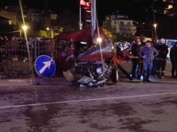 Trabzon’da trafik kazası: 1 ölü, 1 yaralı
