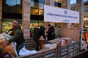 Trabzon deprem bölgesi için seferber oldu
