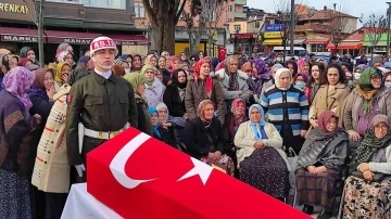 Trafik kazasında hayatını kaybeden yedeksubay son yolculuğuna uğurlandı
