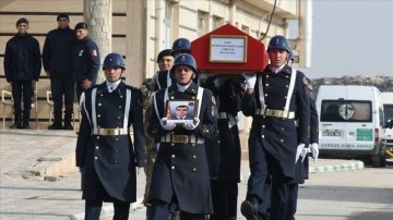 Trafik kazasında şehit olan Uzman Çavuş Elmas, Malatya'da son yolculuğuna uğurlandı