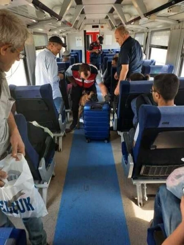 Tren vagonları tek tek arandı
