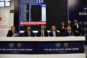 TTK’da işe başlayacak 100 kişi kura ile belirlendi
