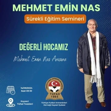 TÜFAD Eğitim Semineri düzenleyecek
