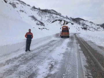 Tunceli’de kapalı bulunan 19 köy yolunu ulaşıma açma çalışmaları sürüyor
