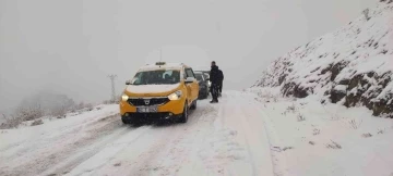 Tunceli’de kar yağışı etkili olmaya başladı
