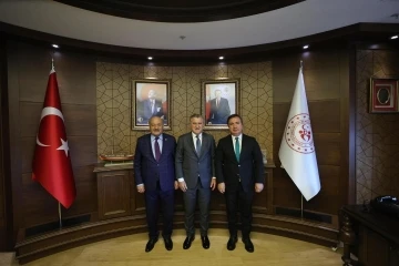 Vali Aydoğdu ile Milletvekili Karaman, Bakan Bak ile görüştü
