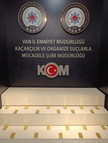 Van’da 66 milyon TL değerinde kaçak altın ele geçirildi
