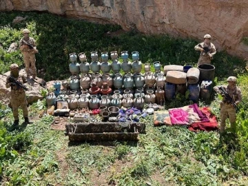 Van’da terör operasyonu: 6 kilo amonyum nitrat ve 102 tüp ele geçirildi