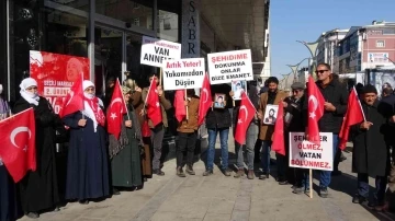 Vanlı ailelerin evlat nöbeti 53’üncü haftasına girdi
