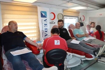 VEDAŞ personelinde kan bağışı
