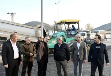 Vezirhan’da yol çalışmalarına başlandı
