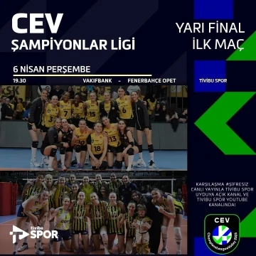 Voleybolda rüya sezon Tivibu’da oynanıyor
