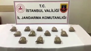 Yangın söndürme tüpünde eroin sevkiyatına jandarma engeli