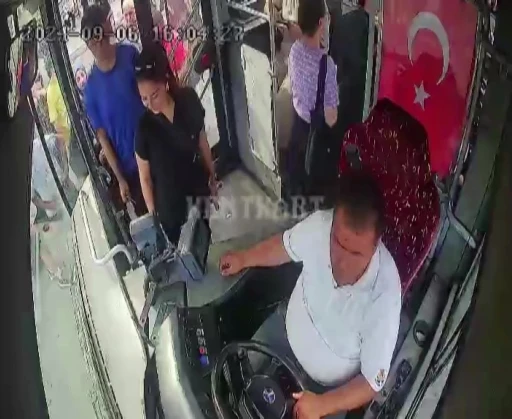 Yankesicilik anı saniye saniye görüntülendi
