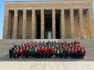 Yargıtay üyelerinden Anıtkabir’e ziyaret