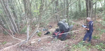 Yayla yolunda kontrolden çıkan arazi aracı devrildi: 1 ölü
