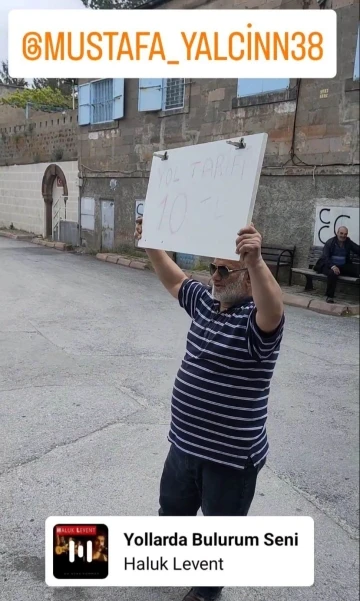 Yeni açılan mesire alanı trafiği yoğunlaştırdı, vatandaş ’adres sormak 10 TL’ pankartı açtı
